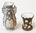 Picture of Pair of 19th Century stoneware vases