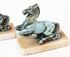 Picture of Pair of cast metal horse sculptures
