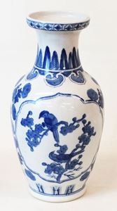 Picture of Chinese contemporary blue and white vase