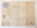 Picture of 1883 English military appointment document