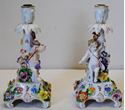 Picture of Pair of Dresden candlesticks