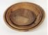 Picture of Lot of 3 antique graduated wooden bowls