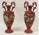 Picture of Pair of antique amphora style vases 14 1/4" tall