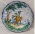 Picture of Pair of antique Talavera Saso wall plates