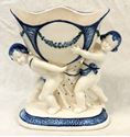 Picture of Figural Continental vase with 2 boys,  10" tall