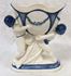 Picture of Figural Continental vase with 2 boys,  10" tall