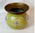 Picture of Chinese porcelain spitoon with brass rim