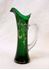 Picture of Bohemiam Moser green glass pitcher