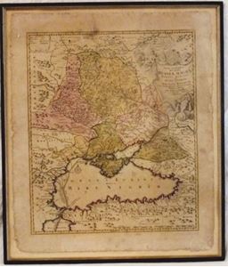 Picture of 1720 Johann Baptiste Homann map of Russia