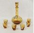 Picture of Italian Venetian glass decanter with 6 glasses