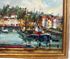 Picture of "Harbor Scene" impressionist oil, signed Ivanovic
