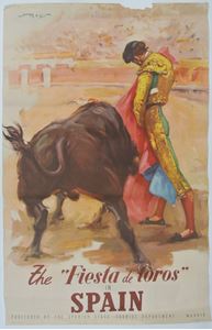 Picture of "Fiesta De Toros" Spanish poster