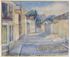 Picture of 1928 "Fontainebleau France watercolor" signed D. Mossey