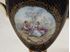 Picture of Roselle Staffordshire urn with lid, hand painted royal scenes