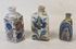 Picture of Lot of 3 Persian pottery bottles / flasks
