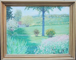 Picture of Wally Ames (b. 1942) "Summer Landscape"