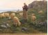 Picture of мNoe Bordignon (Italian, 1842 - 1920) "SHEPHERDESS WITH HER SHEEP"