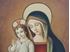 Picture of Religious "Madonna and Child" signed painting / icon