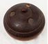 Picture of Early wooden carved trinket box 3 1/2" tall, 5 1/2" diameter