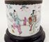 Picture of Chinese oil lamp 8 1/4" tall, 4" diameter. Very nice old chinese porcelain brush pot 