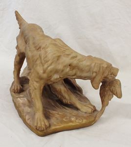 Picture of Royal Dux "Hunting Dog" figurine / sculpture